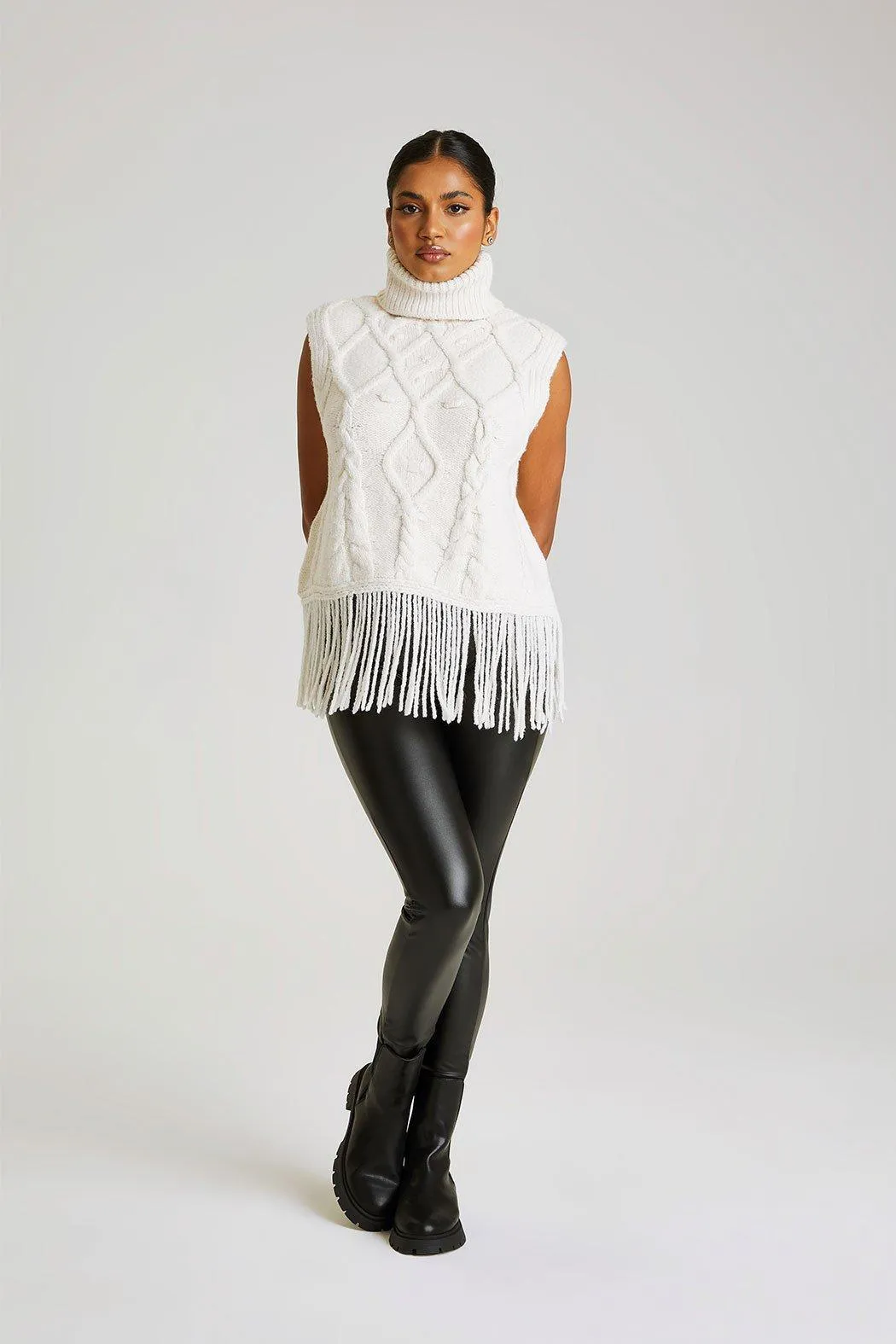 Jumpers & Cardigans | Tassel Knit Vest | Urban Bliss