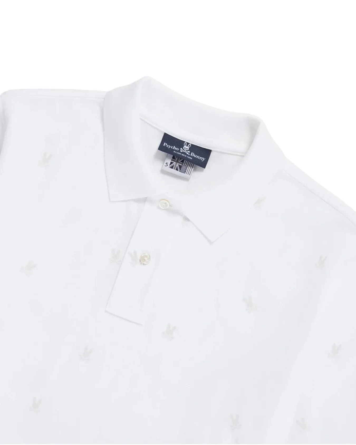 Kid's Lands Birdseye Fashion Polo - White