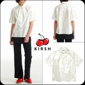 KIRSH  |[ KIRSH ]★SHINY COATING HALF SHIRT