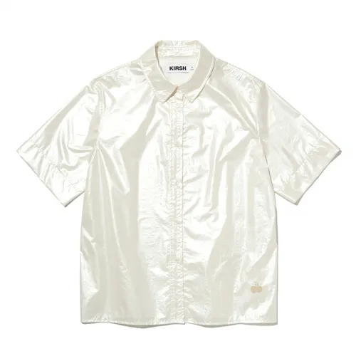 KIRSH  |[ KIRSH ]★SHINY COATING HALF SHIRT