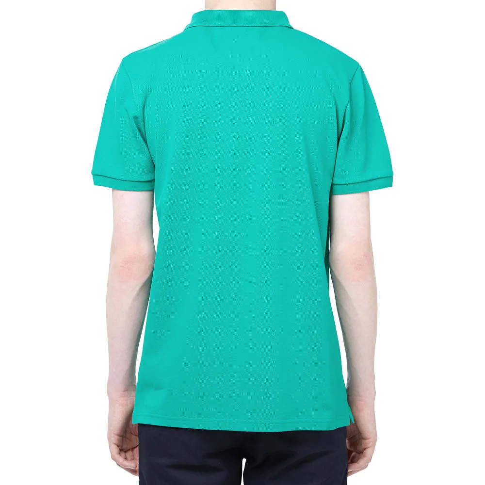 Kitsune Parisien Classic Men's Polo Shirt Green