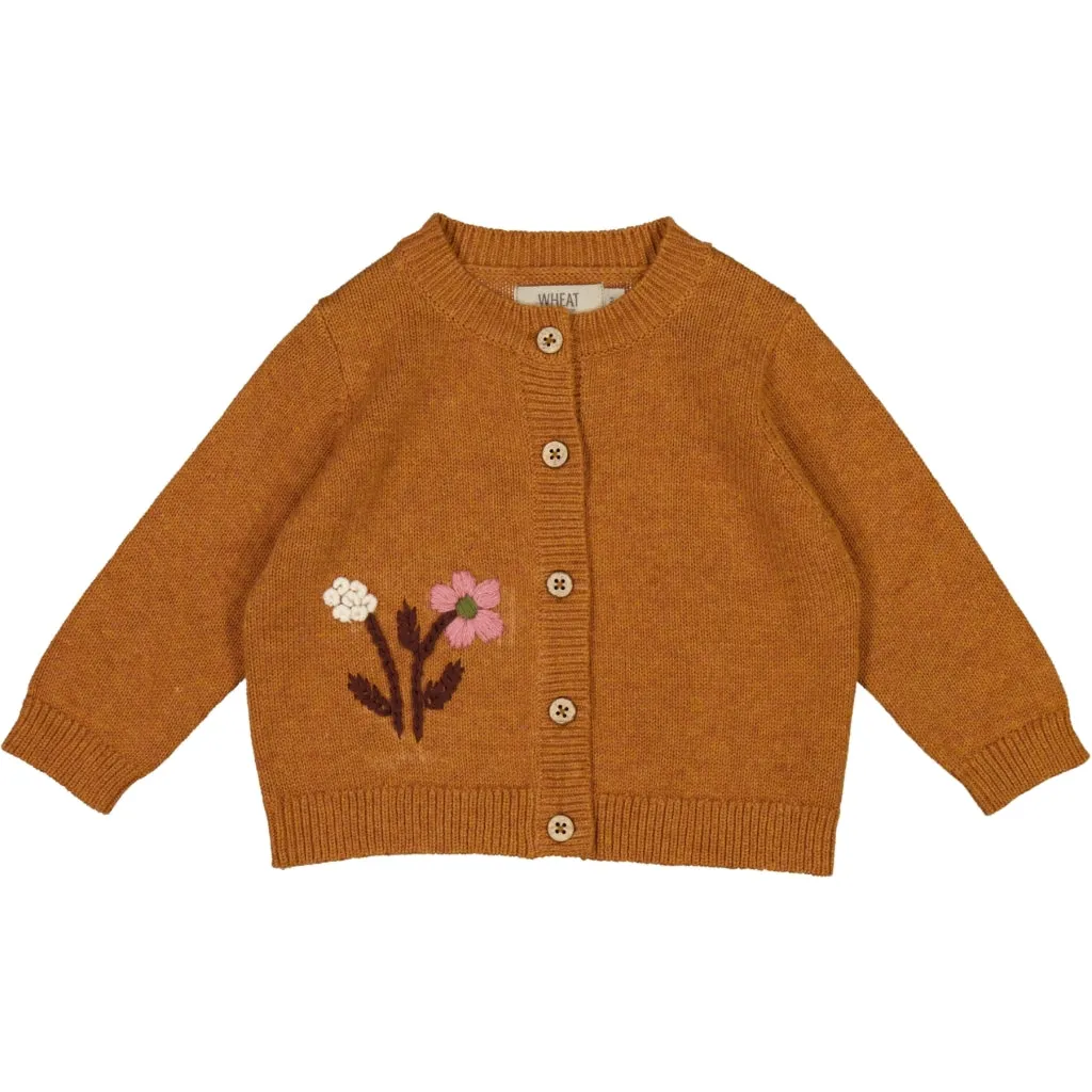 Knit Cardigan Ella - cinnamon melange