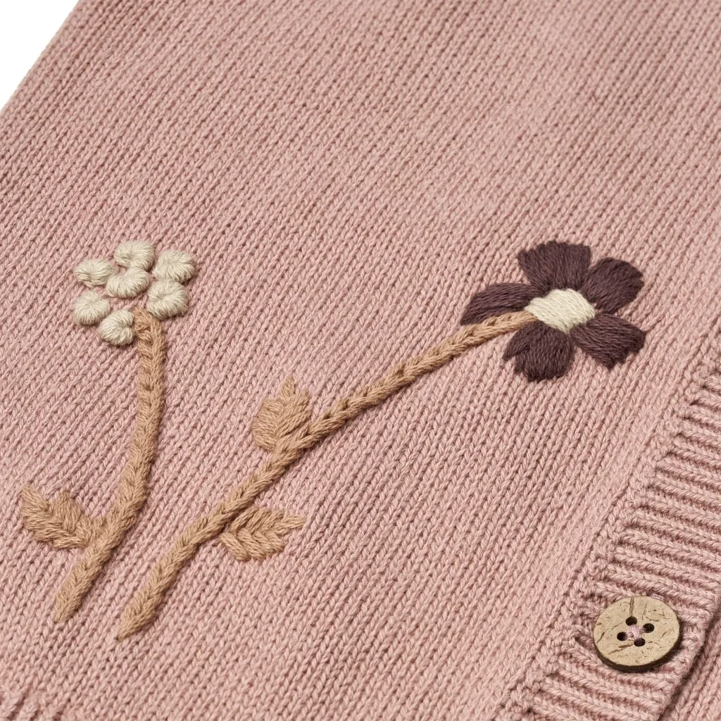 Knit Cardigan Ella - rose