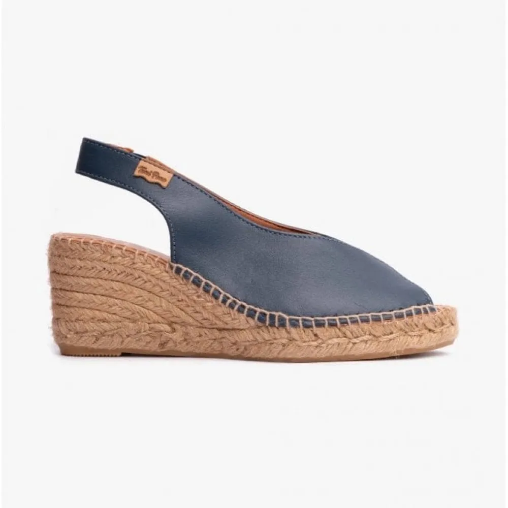 LAILA-P Peep Toe Wedge Espadrilles