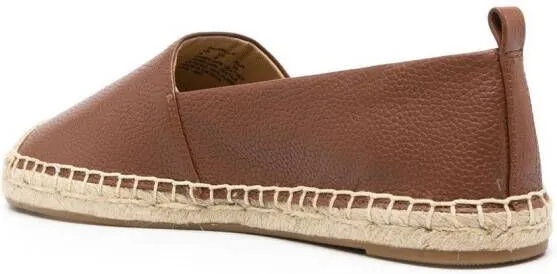 Lauren Ralph Lauren Cameryn leather espadrilles Brown