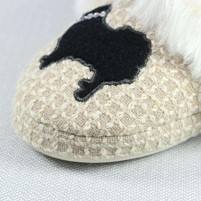 Lazy Dogz Cookie Slippers KLD433 Beige