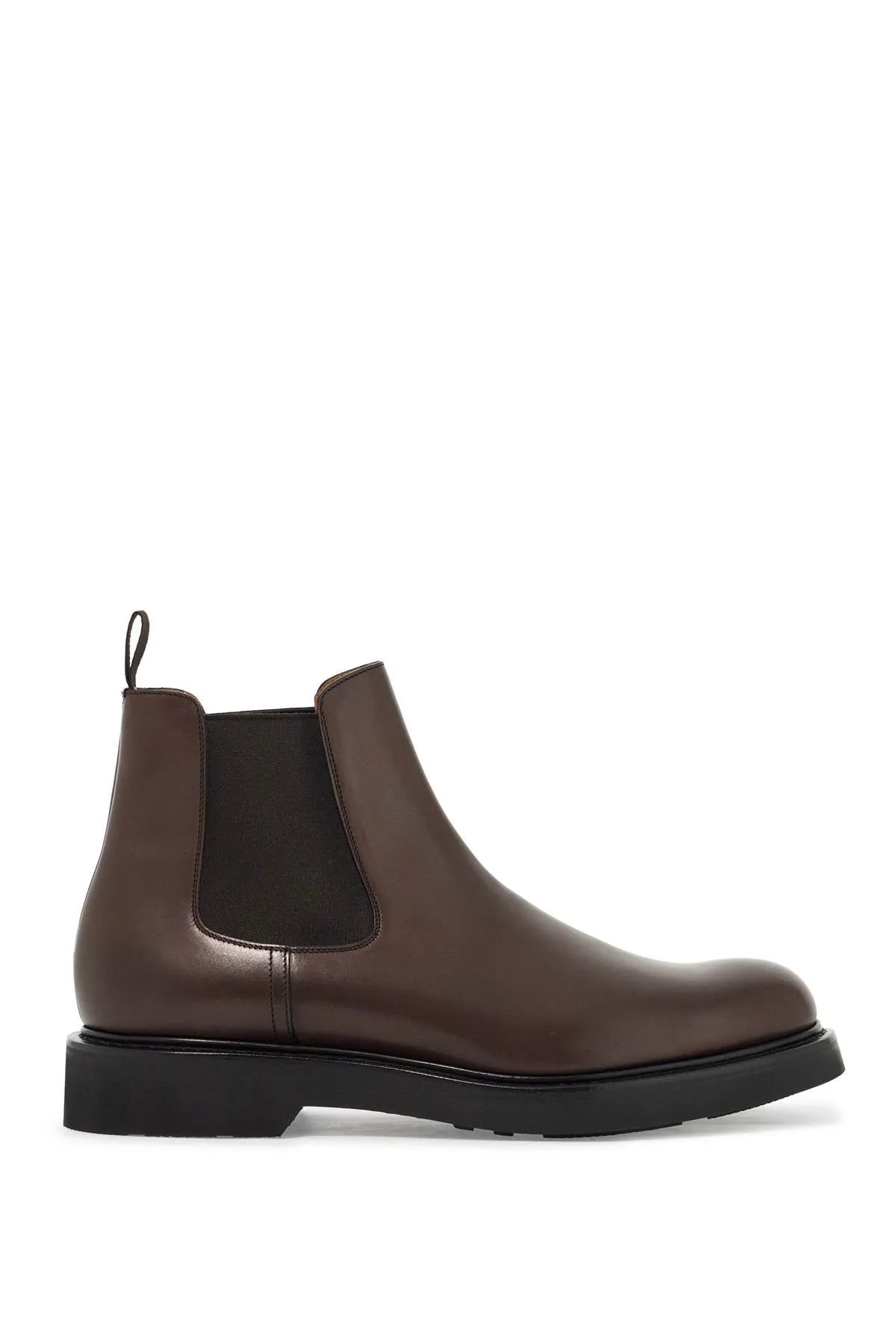 leather chelsea boots in ebony - ETC292 9WF