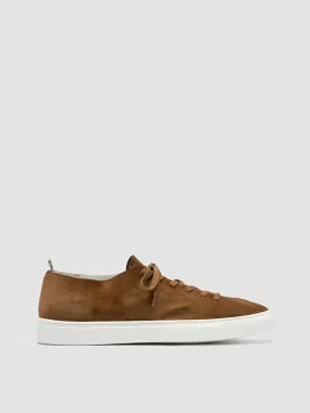 LEGGERA 001 - Brown Suede Low Top Sneakers