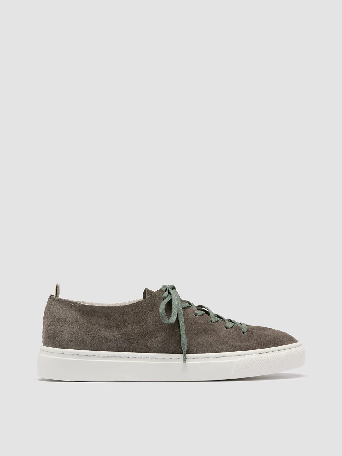 LEGGERA 100 - Green Suede Low Top Sneakers