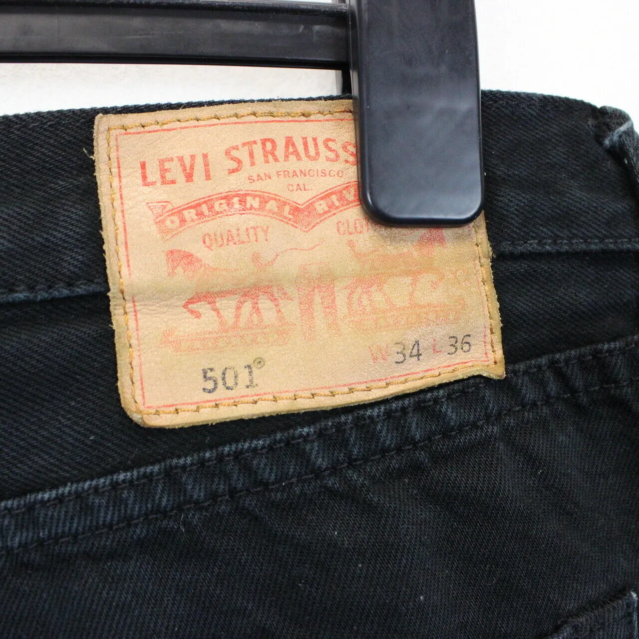 LEVIS 501 Jeans Black | W34 L36