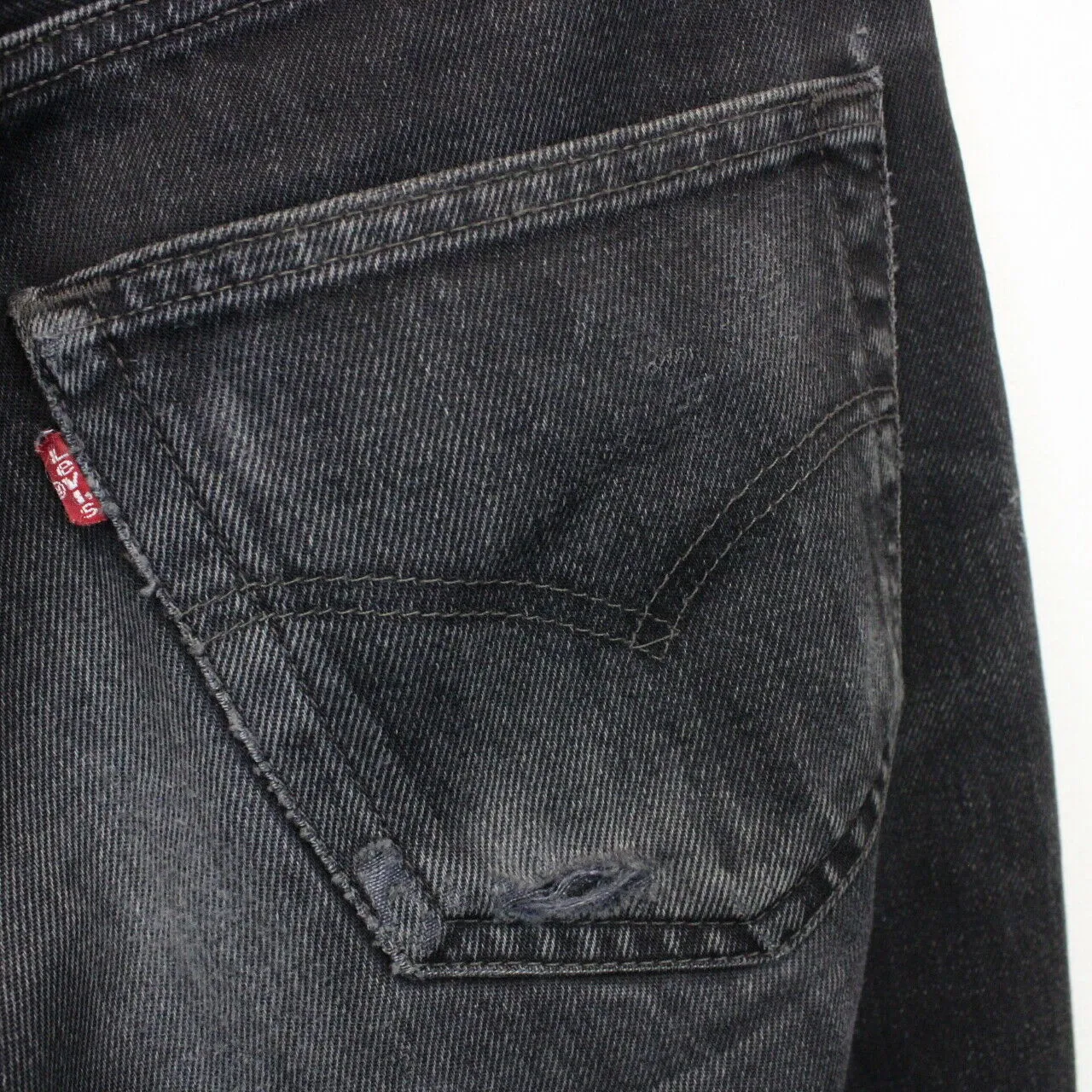 LEVIS 501 Jeans Black Charcoal | W33 L34