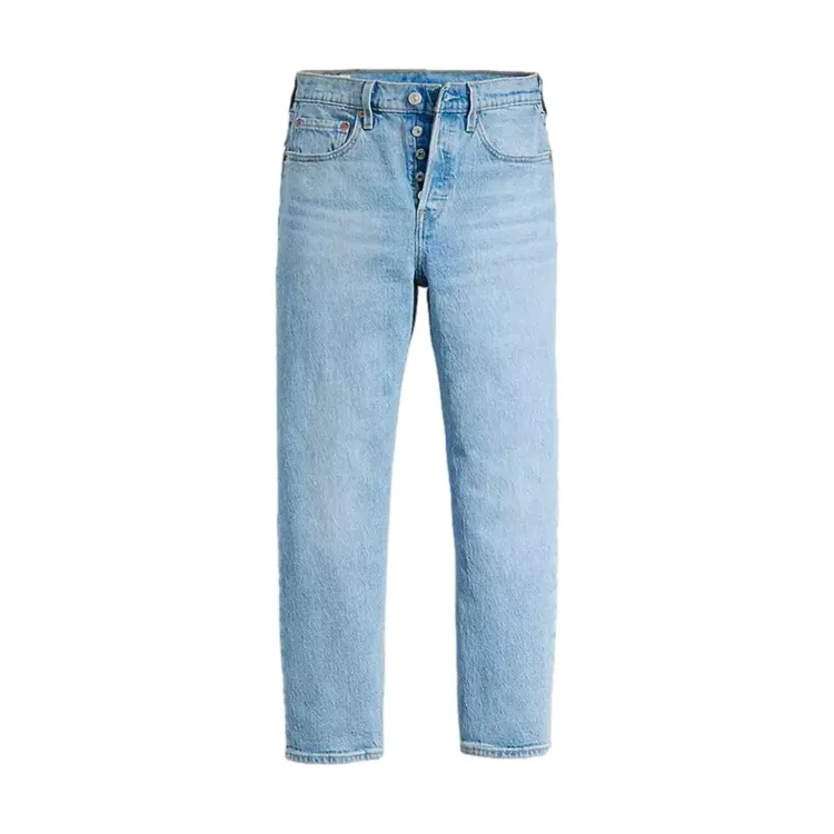 Women's LEVI'S 501 Original Cropped Light Jeans in Samba Tango