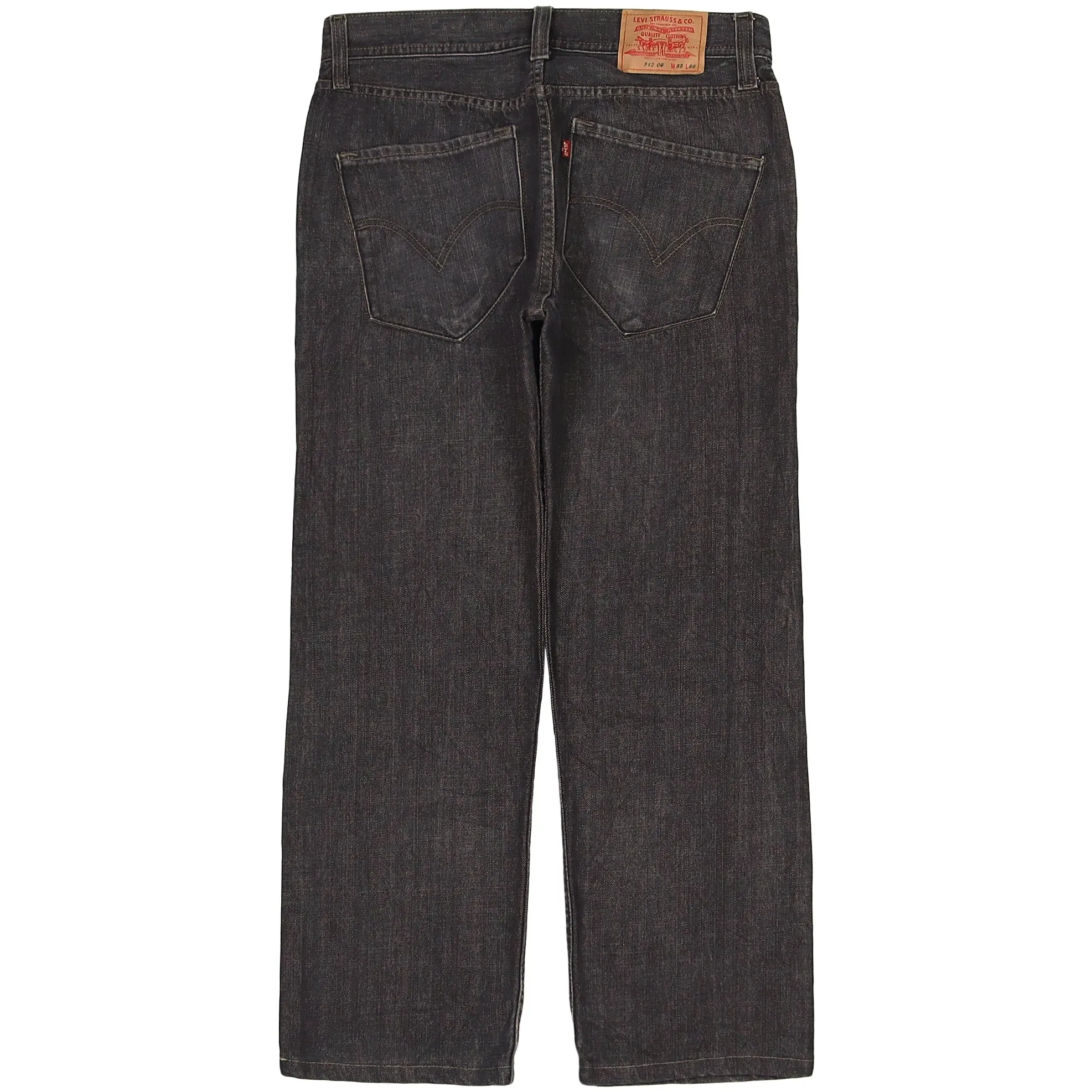 Levi's 512 Black Straight Jeans