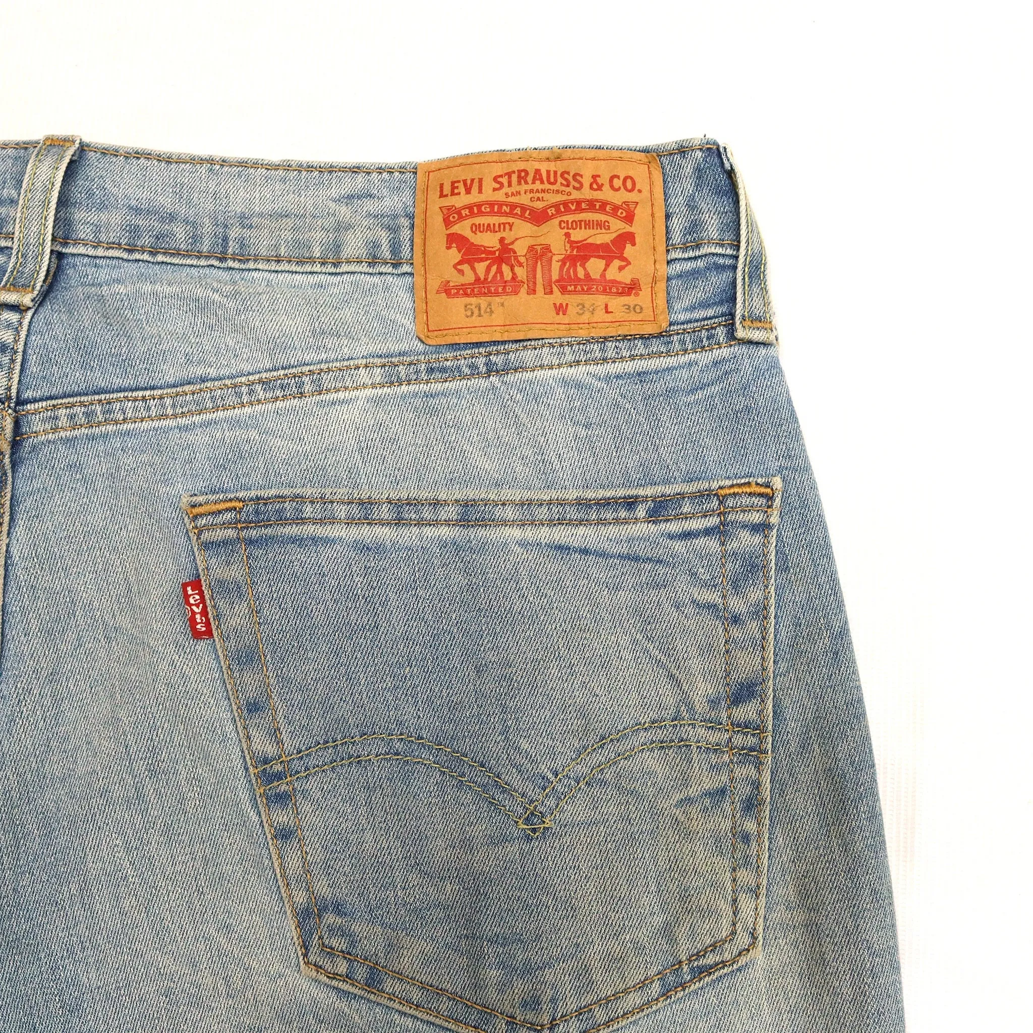 Levi's 514 Light Blue Jeans