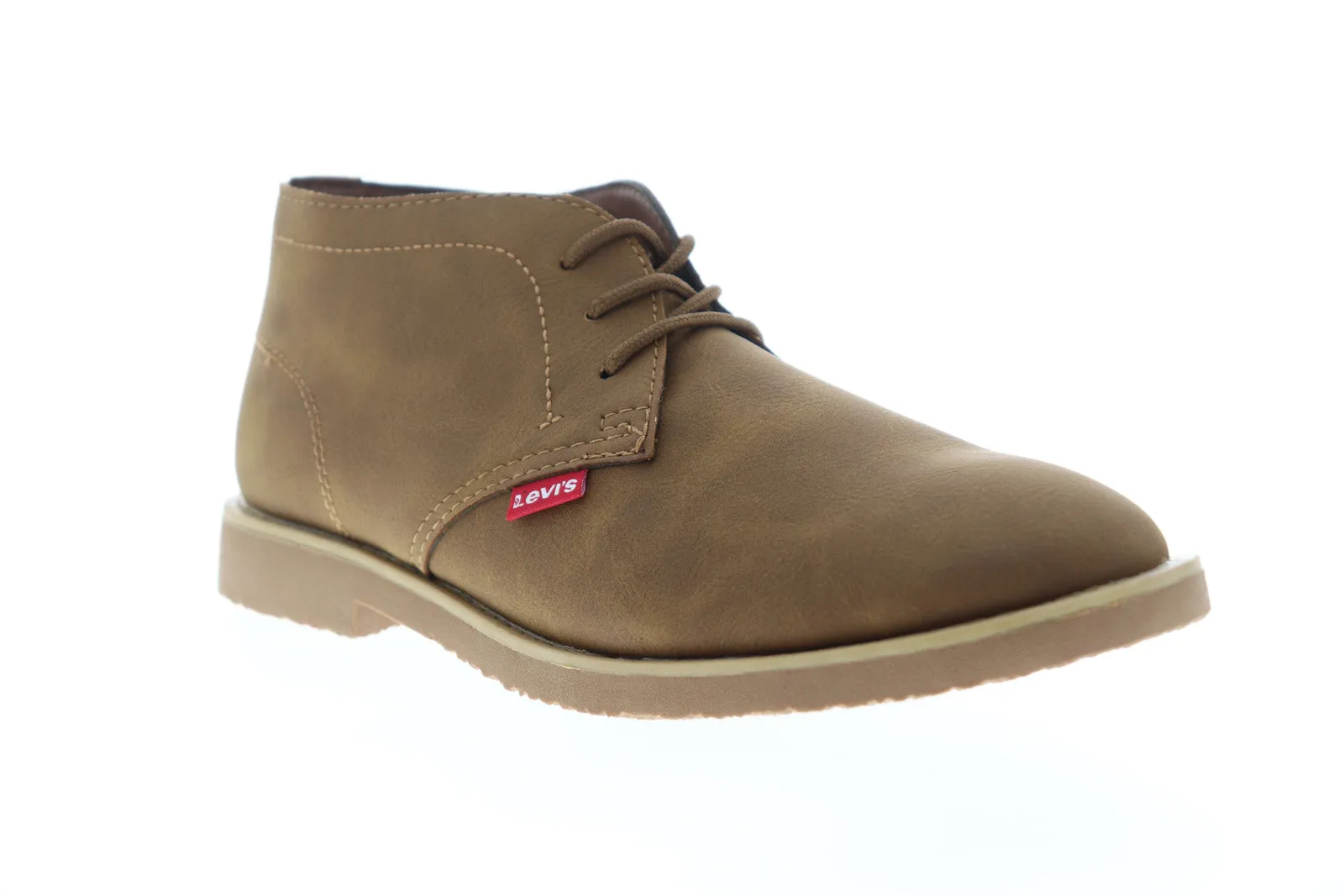 Levi's Sonoma Wax Men's Brown Mid-Top Lace-Up Chukka Boots