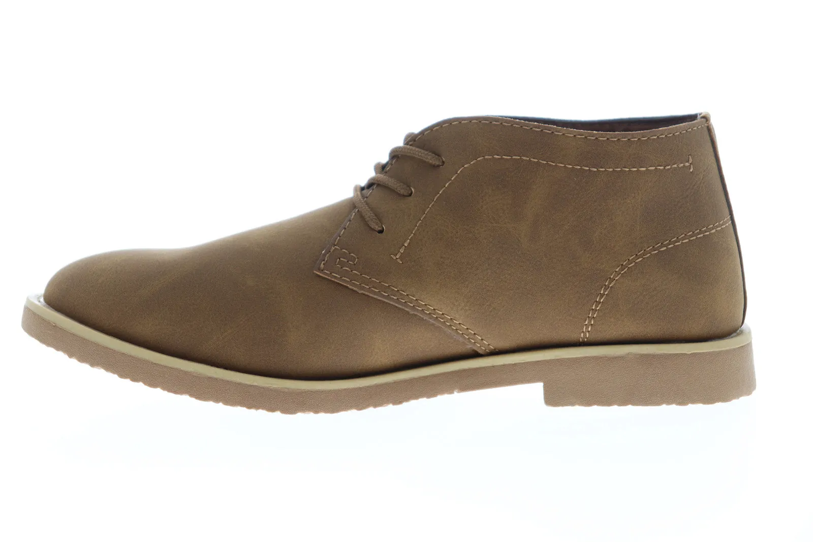 Levi's Sonoma Wax Men's Brown Mid-Top Lace-Up Chukka Boots