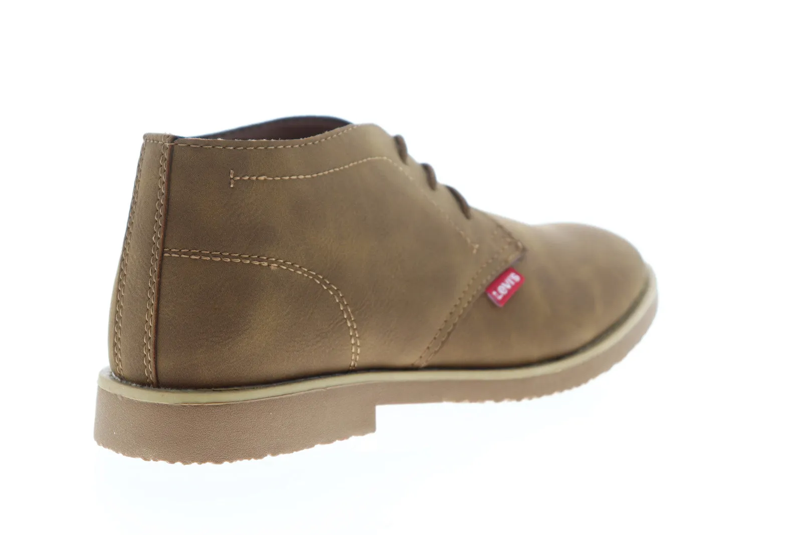 Levi's Sonoma Wax Men's Brown Mid-Top Lace-Up Chukka Boots