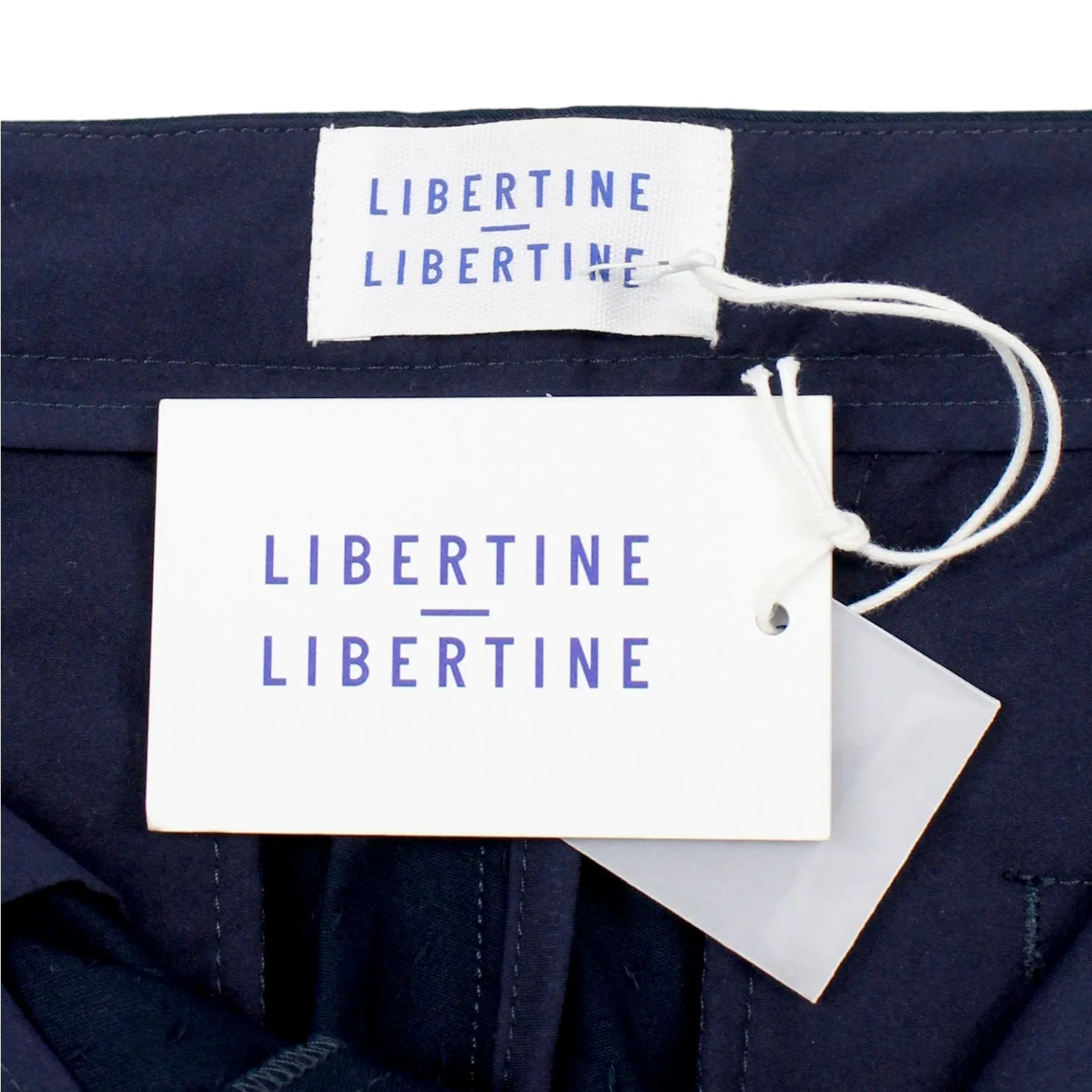 Libertine-Libertine Navy Embroidered Design Trousers