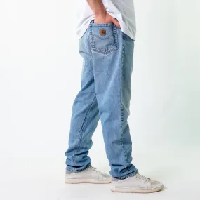 Light Blue 90s Carhartt Denim Jeans Baggy Pants (38x34)