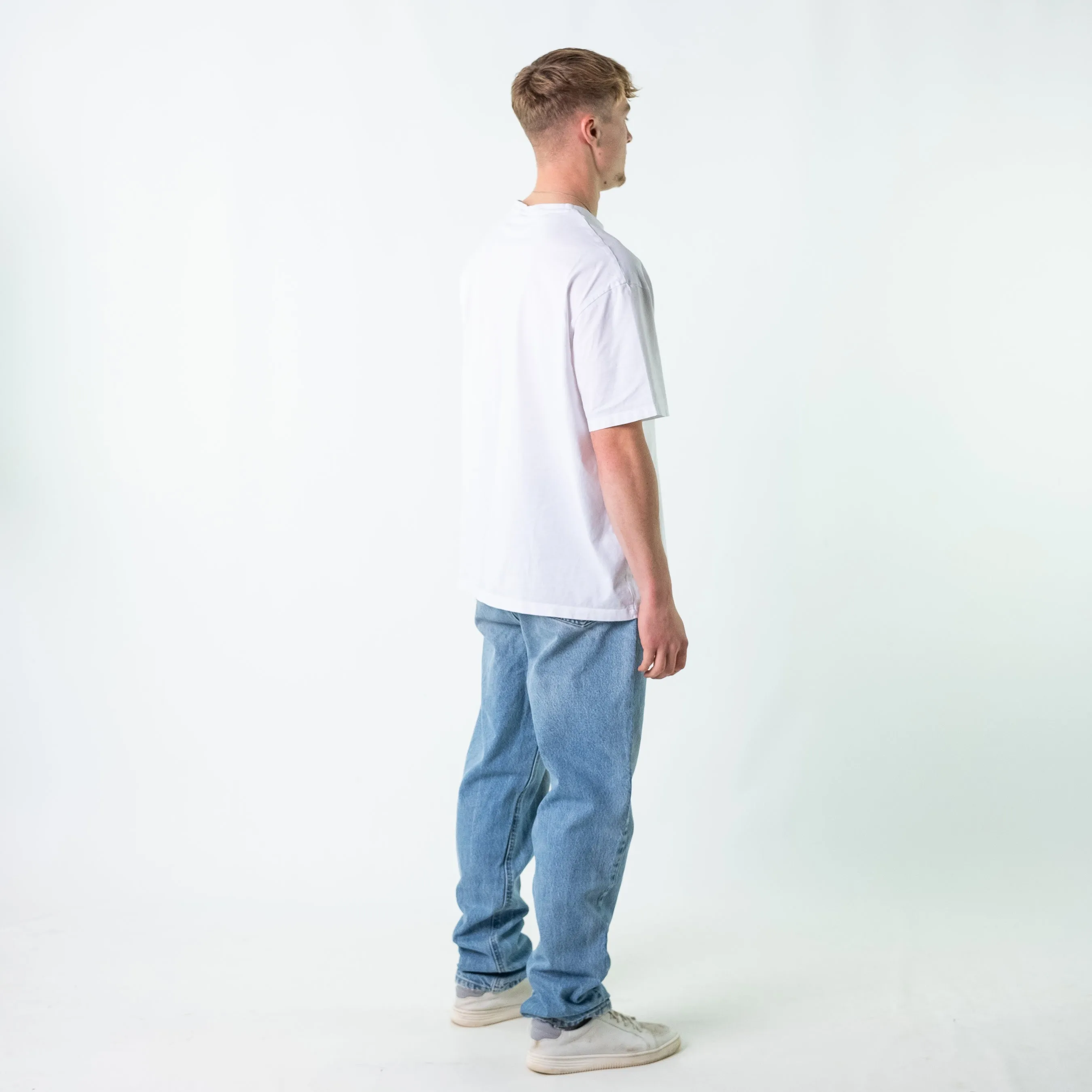 Light Blue 90s Carhartt Denim Jeans Baggy Pants (38x34)