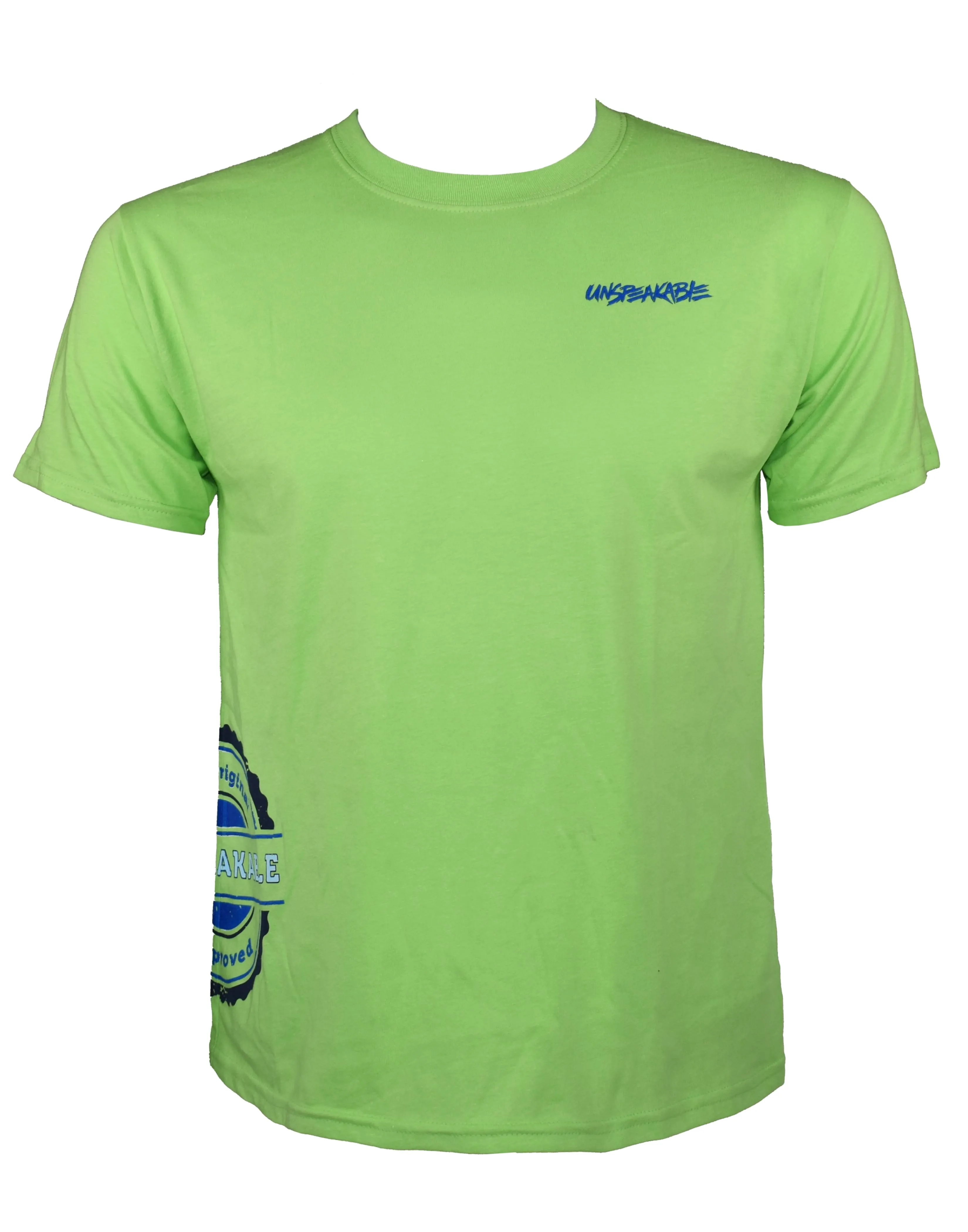 saturated lime green shirt