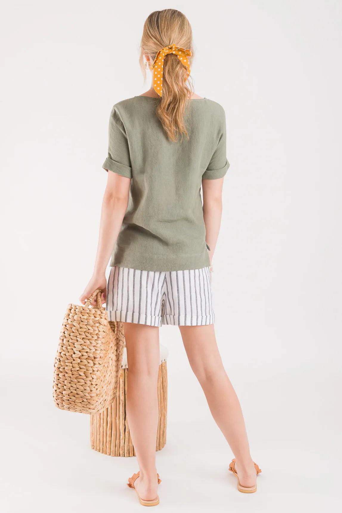 Sage Linen T-shirt