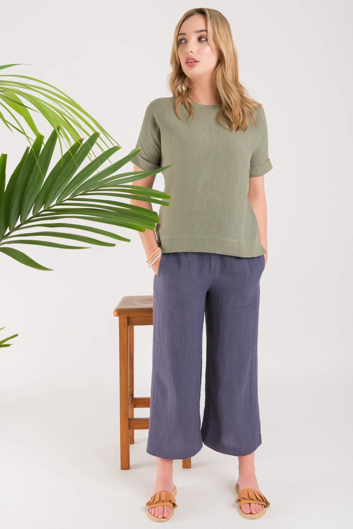 Sage Linen T-shirt