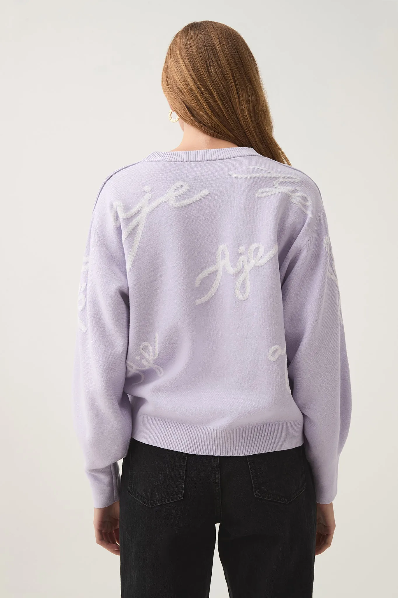 Logo Knit Sweater with Similar Design