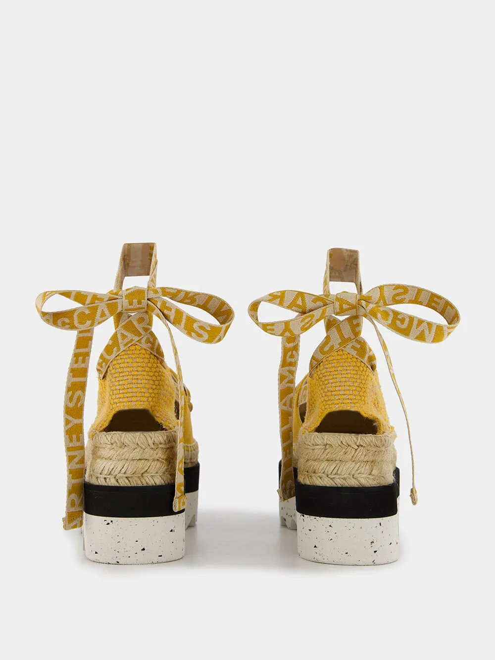 Logo-Strap Platform Espadrilles