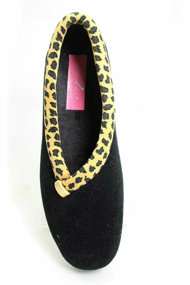 Lunar Ladies Slippers KLA 005 Paloma black