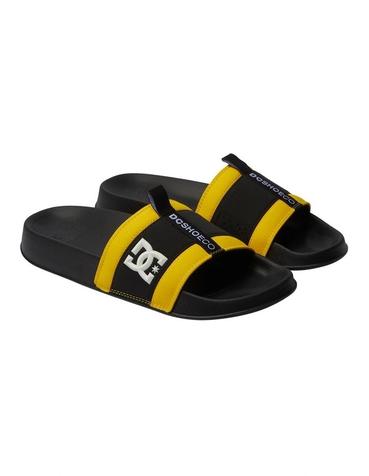 Lynx Slides in Black/Black/Yellow