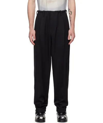 Magliano Black Virgin Wool People's Trousers