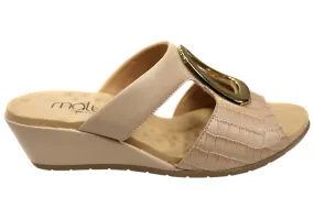 Malu Supercomfort Amosar Womens Comfort Wedge Slides Made In Brazil