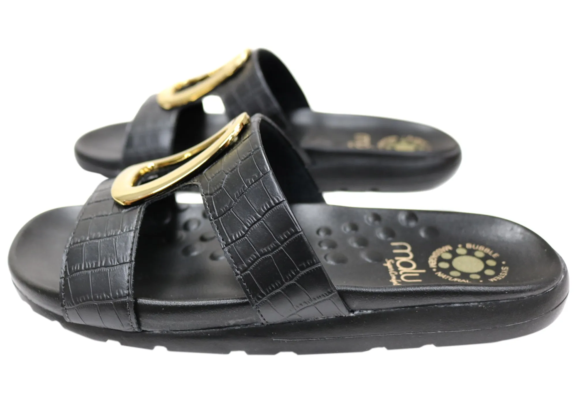 Malu Supercomfort Lenna Womens Comfort Slides Sandals Made In Brazil