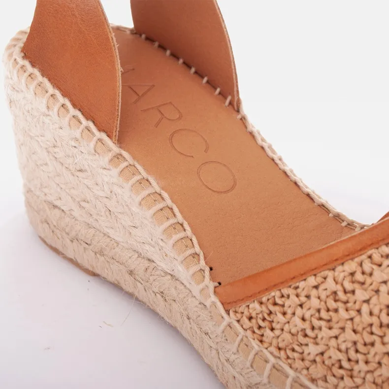 Beige Carboneras espadrilles by Marco Shoes