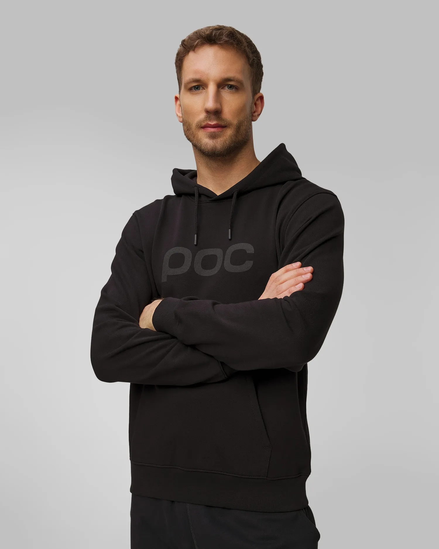 Men's black sweatshirt POC Hood black 61652-1002