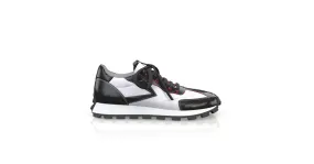 Men's Leather Running Sneakers 54787