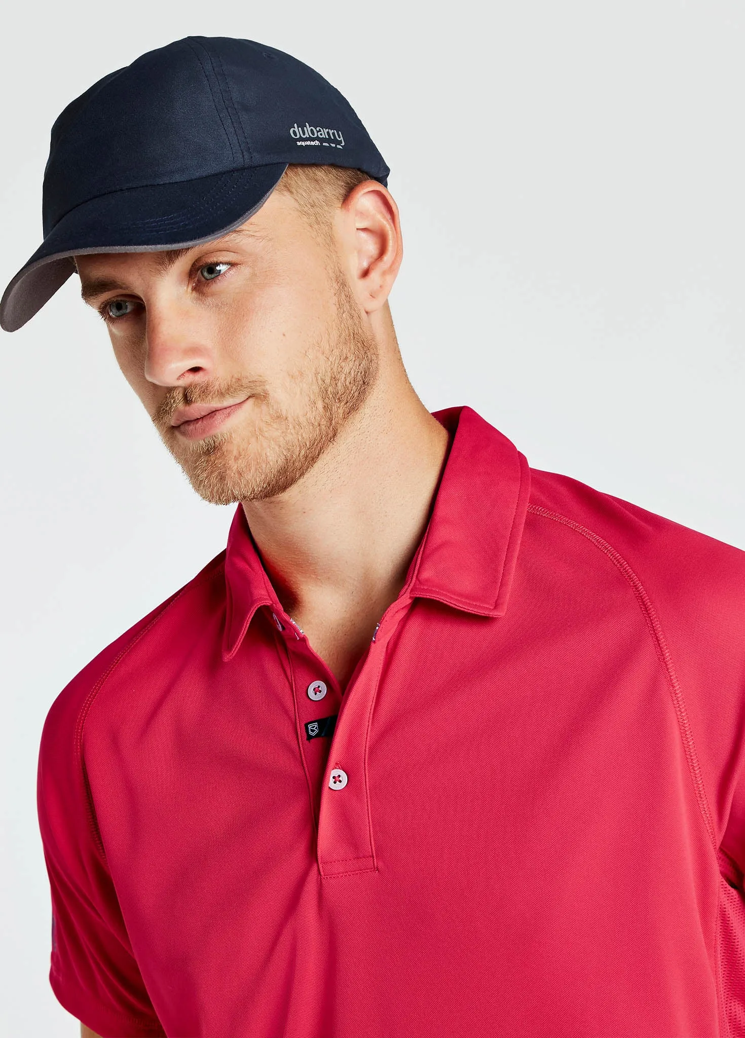 Menton Men's Technical Polo - Red