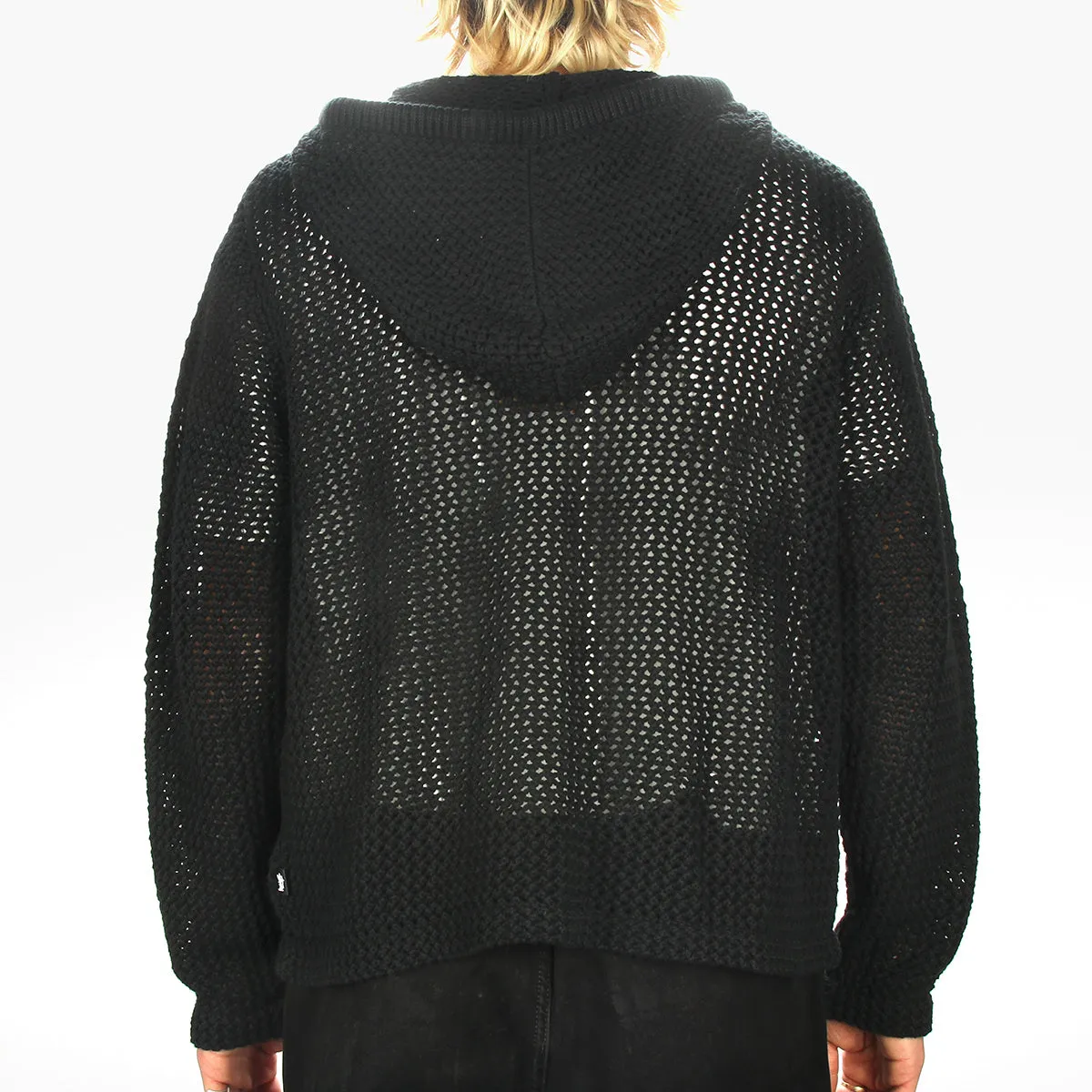 Hood with Zippered Mesh