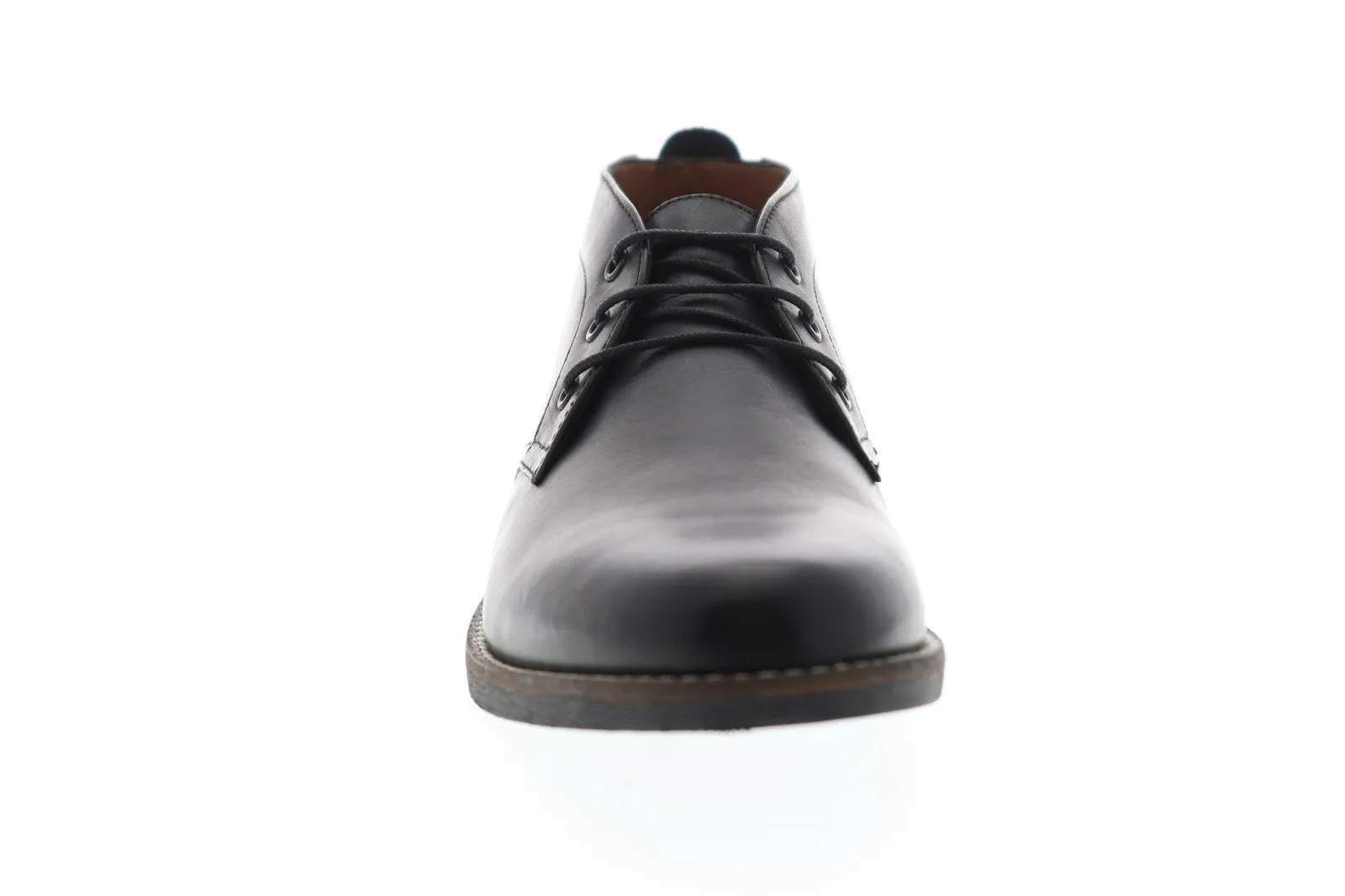 MFW507 Men's Black Leather Chukka Boots by Frank Wright Gee II