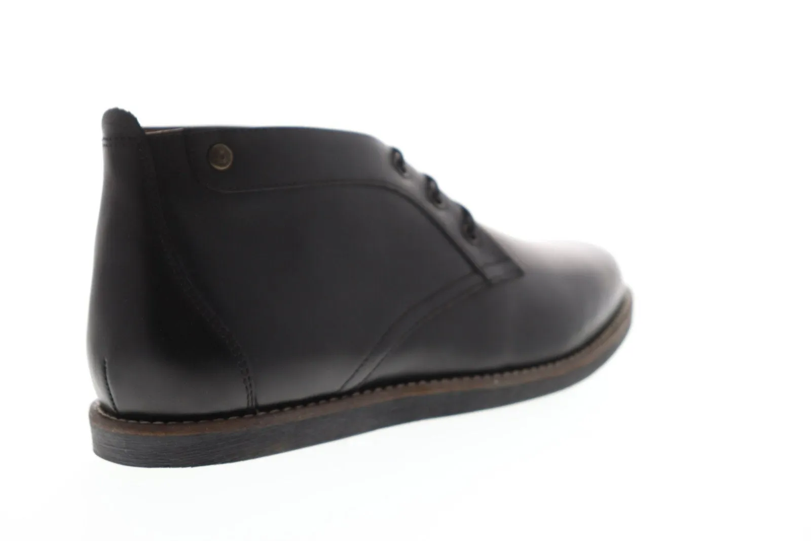 MFW507 Men's Black Leather Chukka Boots by Frank Wright Gee II