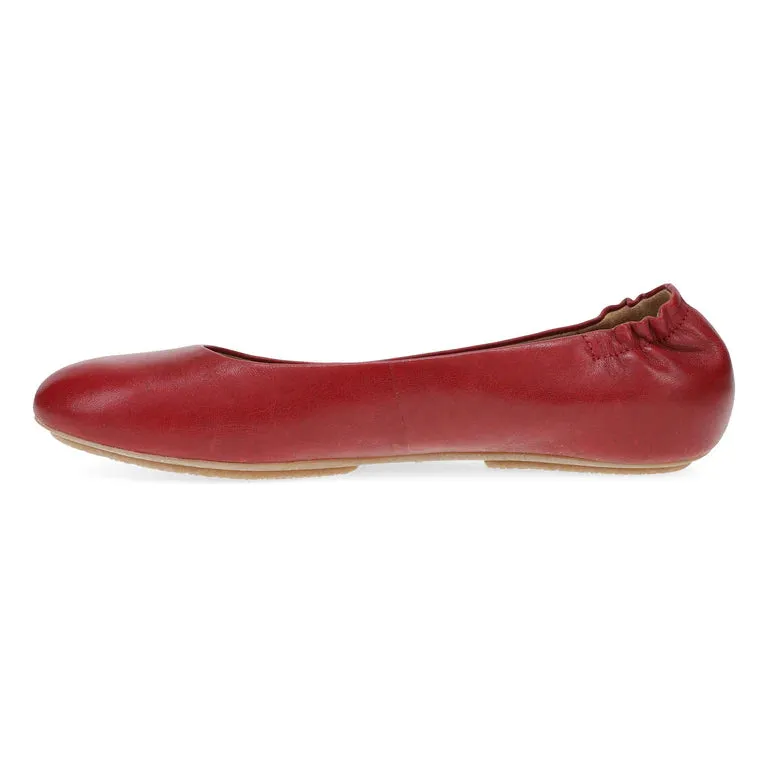  Mollie Perennial Ballet Flat in Red  