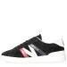 Moncler Black Suede Low Top Trainers Monaco M