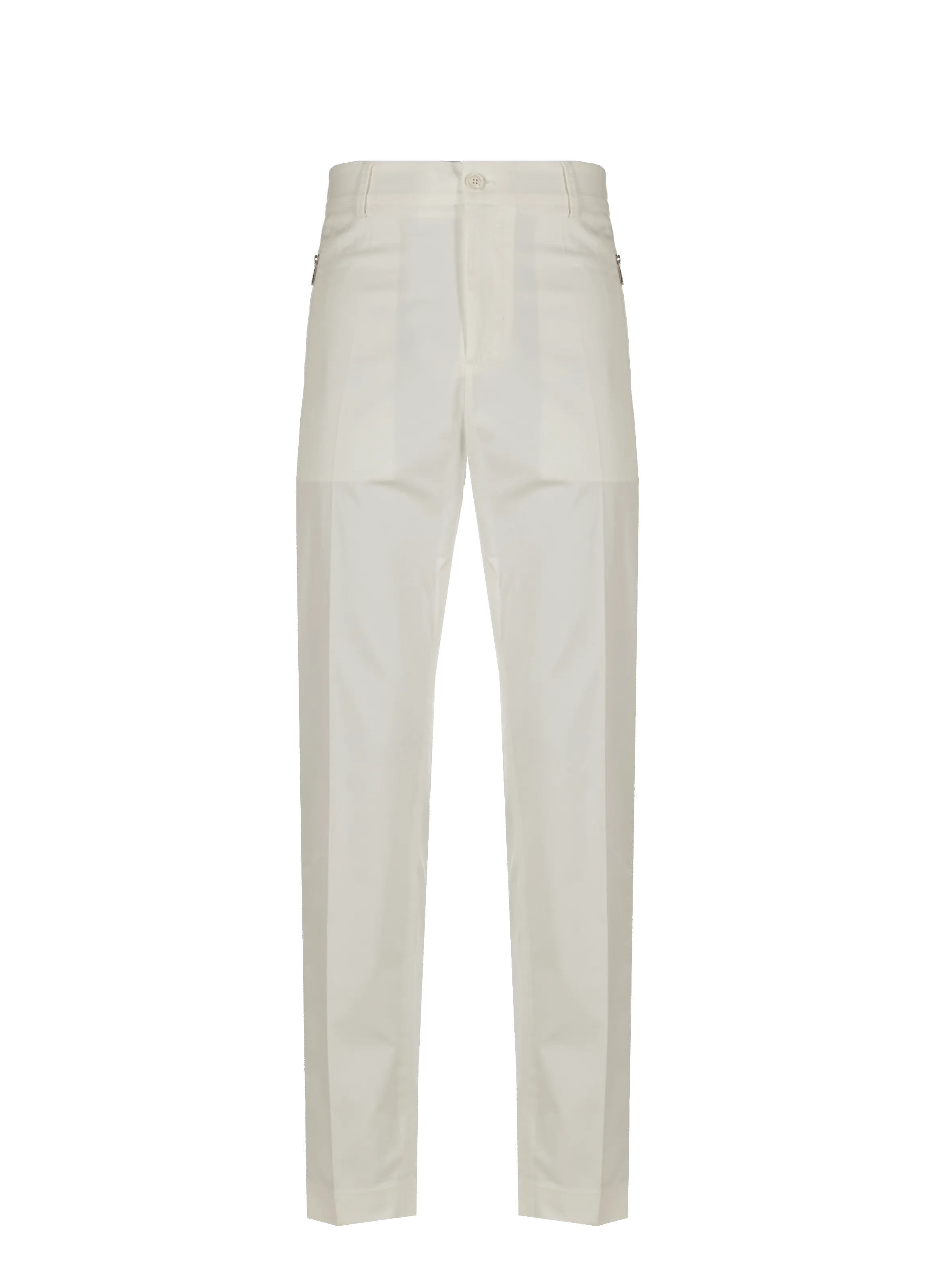 Moncler White Cigarette Pants