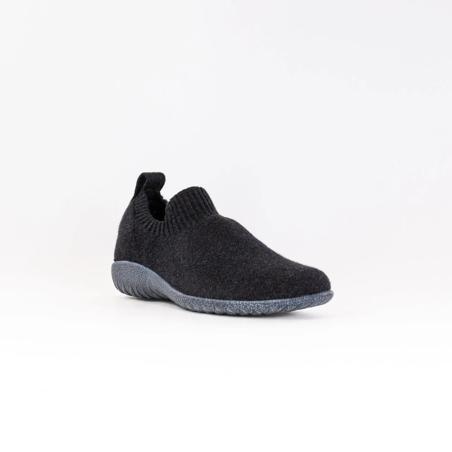 Naot Nuku (Women's) - Black Knit W/ Gray