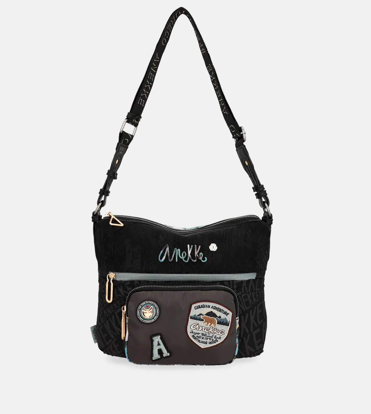 Nature Woods large shoulder bag