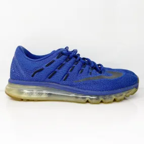 Nike Mens Air Max 2016 806771-401 Blue Running Shoes Sneakers Size 11