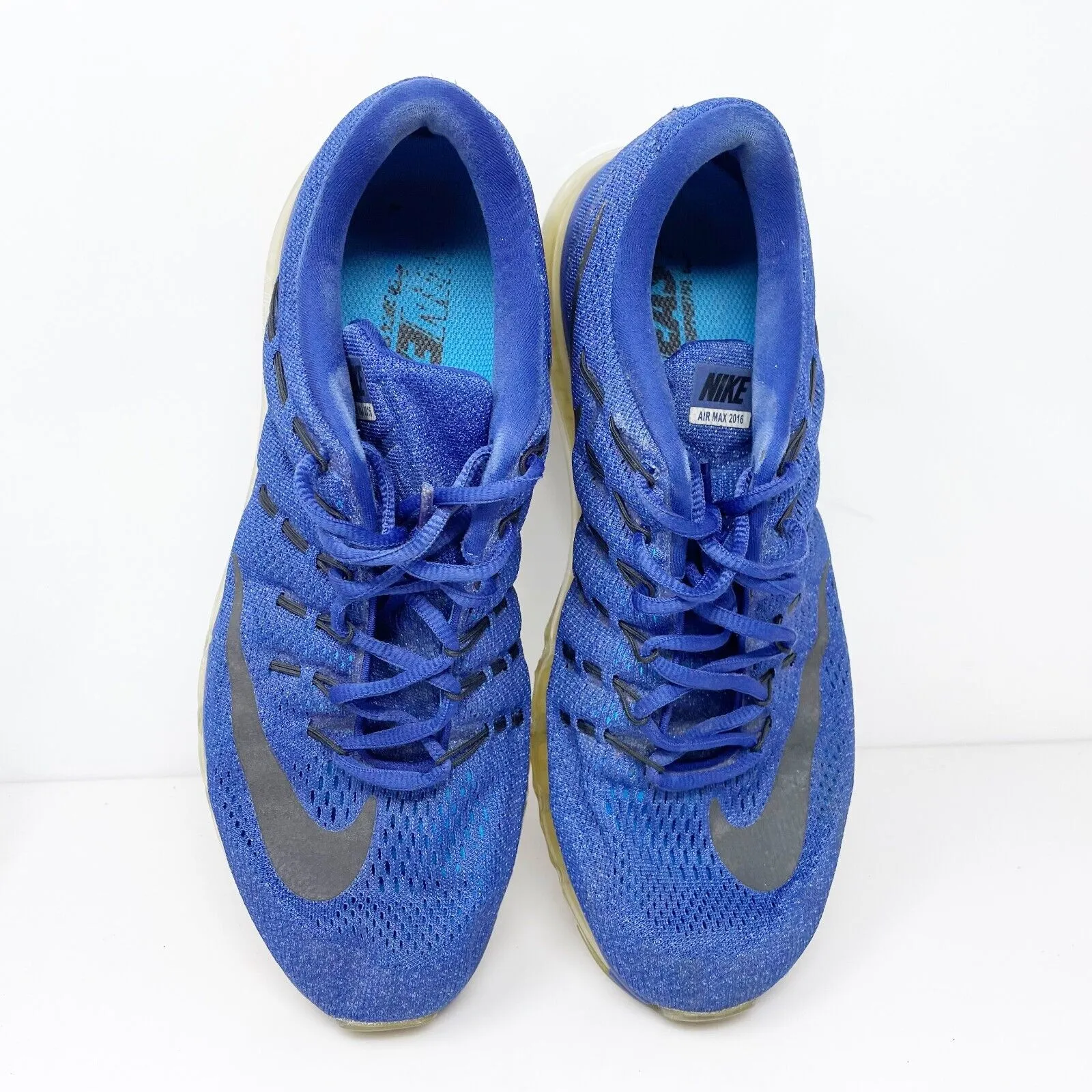 Nike Mens Air Max 2016 806771-401 Blue Running Shoes Sneakers Size 11