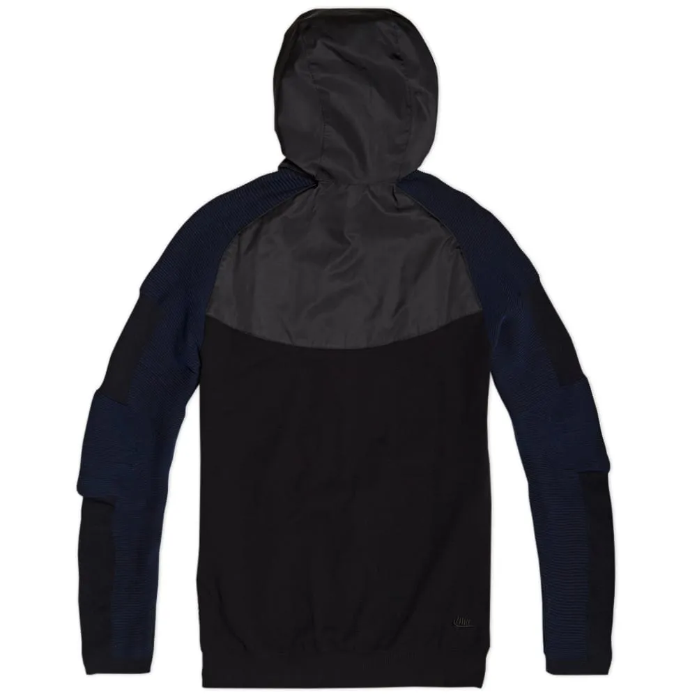 Stylish Nike White Label NSW Knit Windrunner - Black & Navy