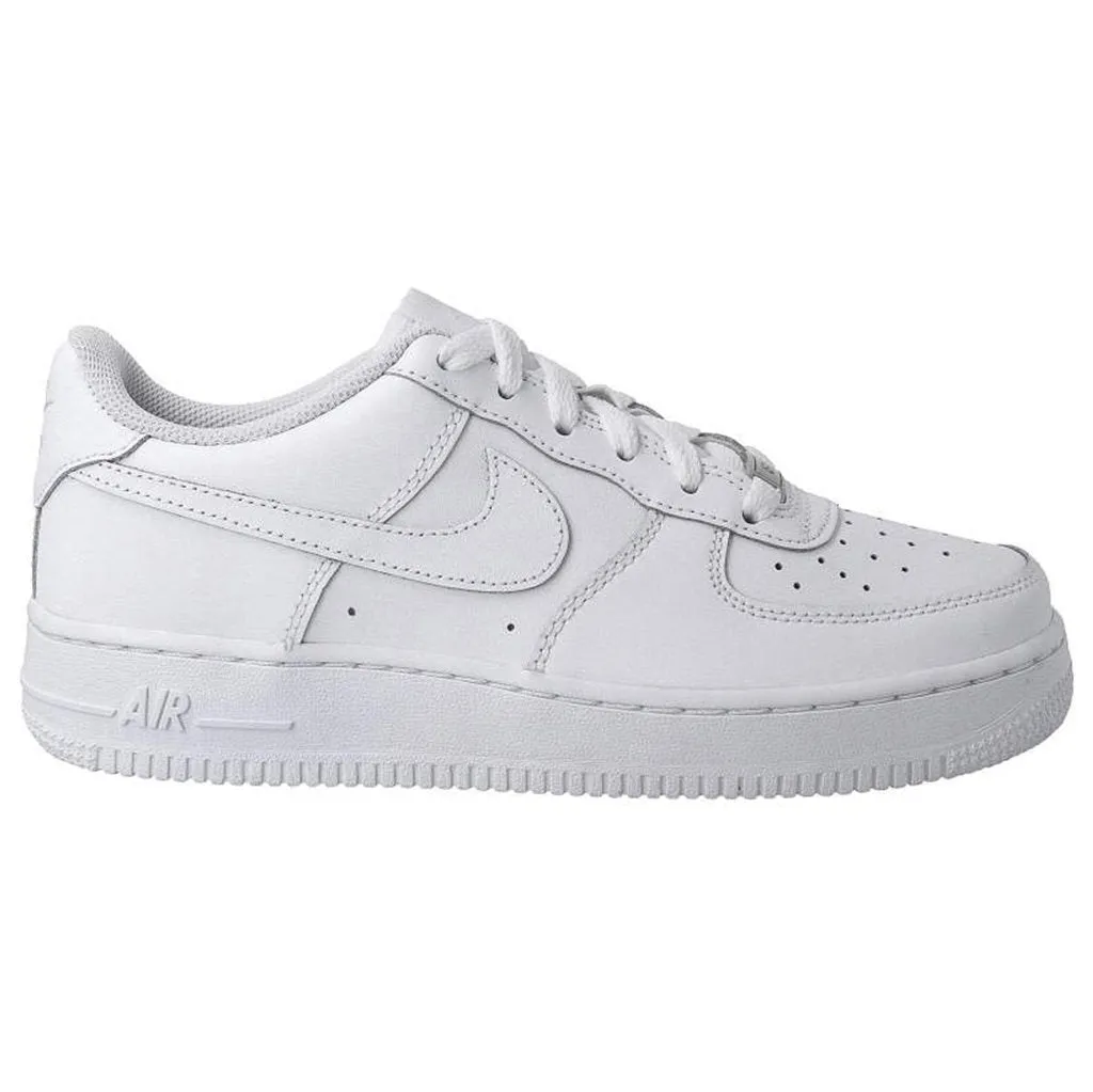 Nike Youth Trainers Air Force 1 LE GS Casual Lace-Up Low-Top Sneakers Leather - UK 5.5